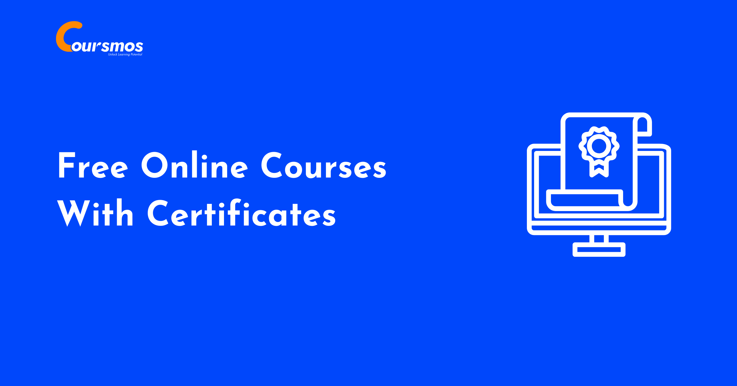 Free Online Courses With Certificates
